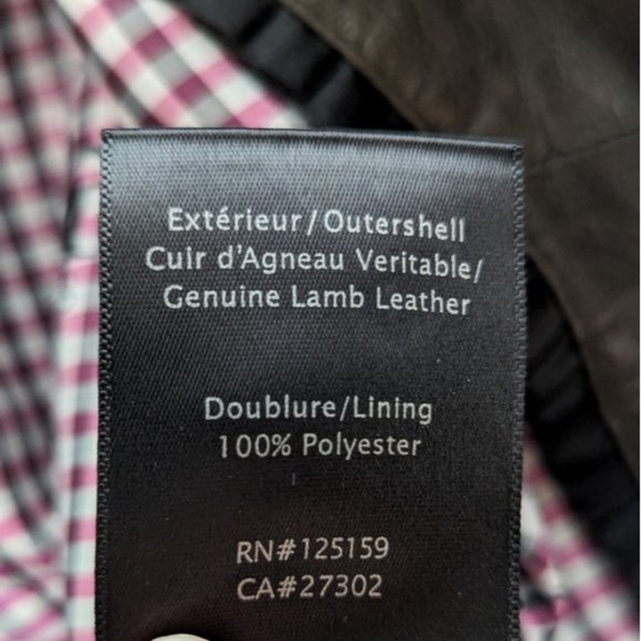 MACKAGE For ARITZIA Kenya Leather Jacket Biker Coat XXS - Picture 15 of 16